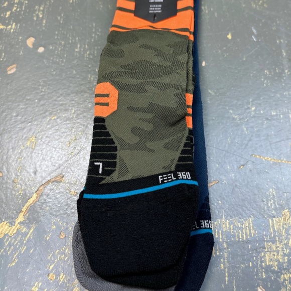 Stance 3 Pack Feel 360 Infiknit Crew Height Socks Sargent Medium - Picture 4 of 7